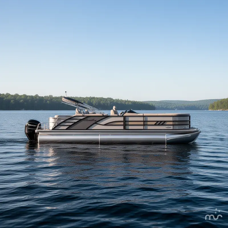 Slide: The Image of Bentley Pontoons Elite 253 Swingback Bench Full Tube 2026 - 2