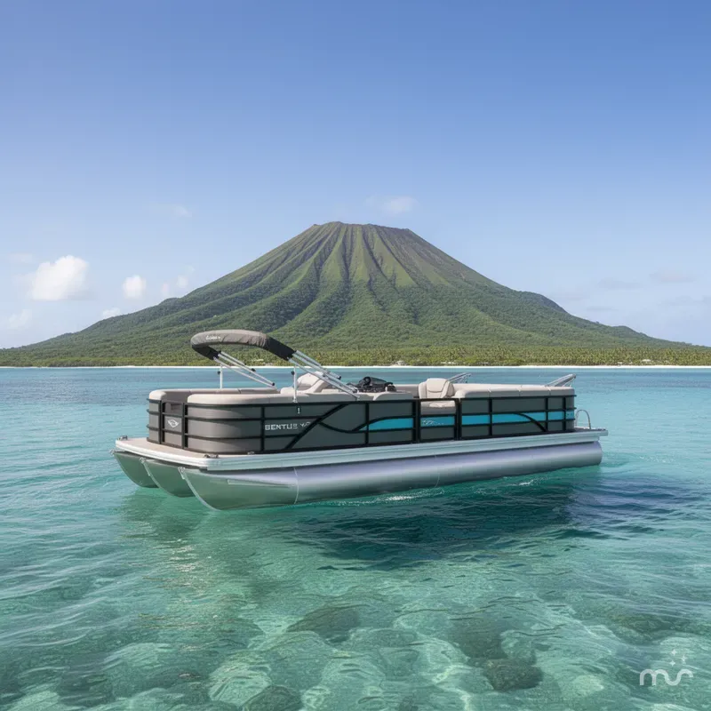 Slide: The Image of Bentley Pontoons Legacy 200 Navigator 2026 - 2