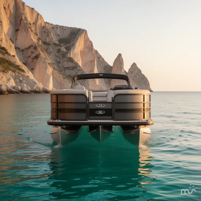 Slide: The Image of Bentley Pontoons Elite 223 Swingback Dual Captain Full Tube 2026 - 1