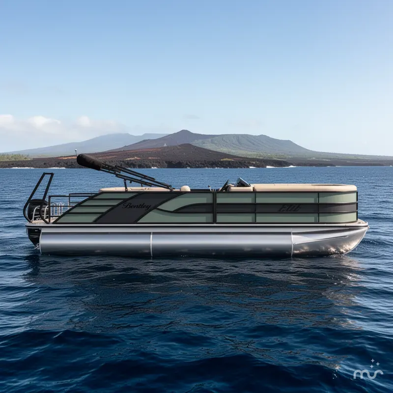 Slide: The Image of Bentley Pontoons Elite 223 Swingback Bench Full Tube 2026 - 2