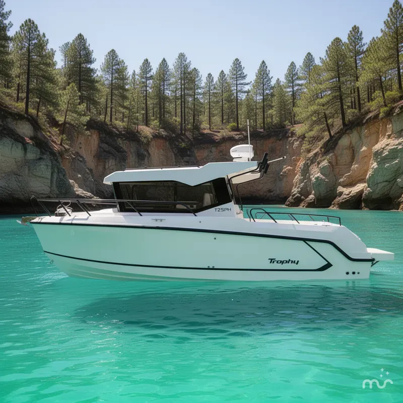 Slide: The Image of Bayliner Trophy T25 Pilothouse 2026 - 2