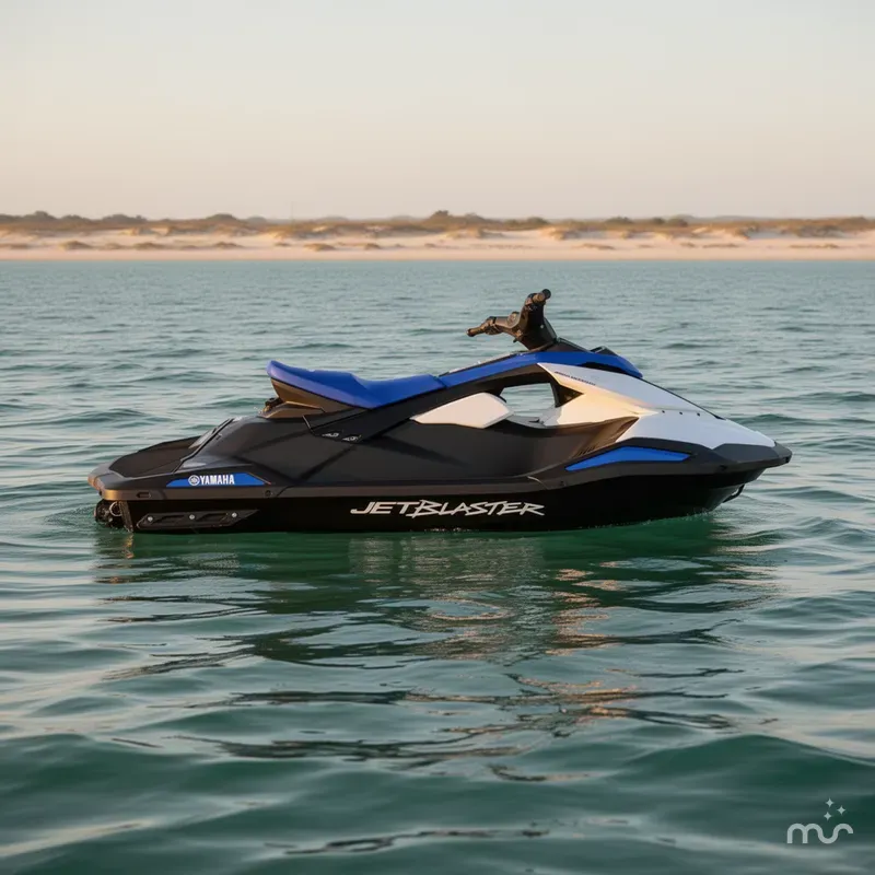 Slide: The Image of Yamaha JETBLASTER 2-BLACK/SPACE BLUE 2025 - 4