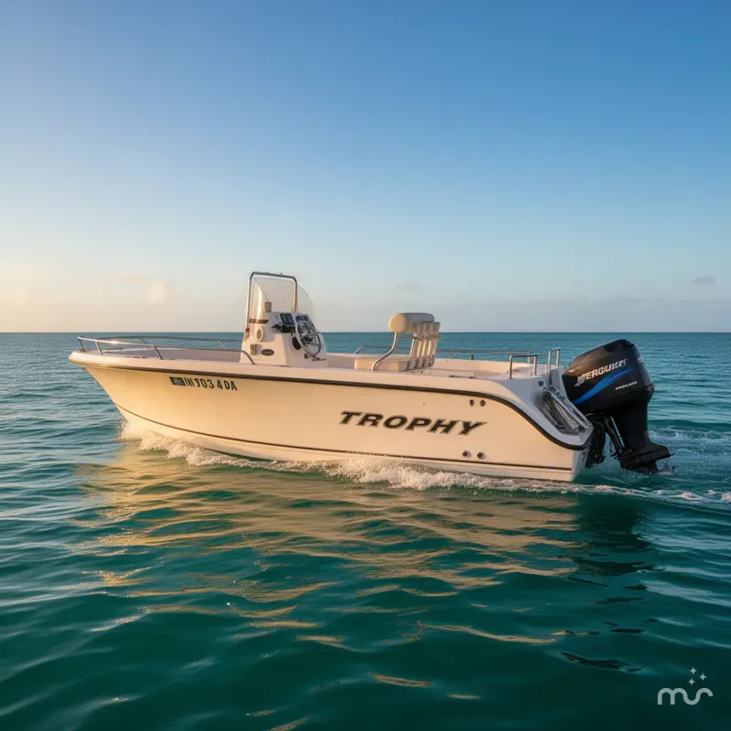 Slide: The Image of Trophy 1703 Center Console 2005 - 2