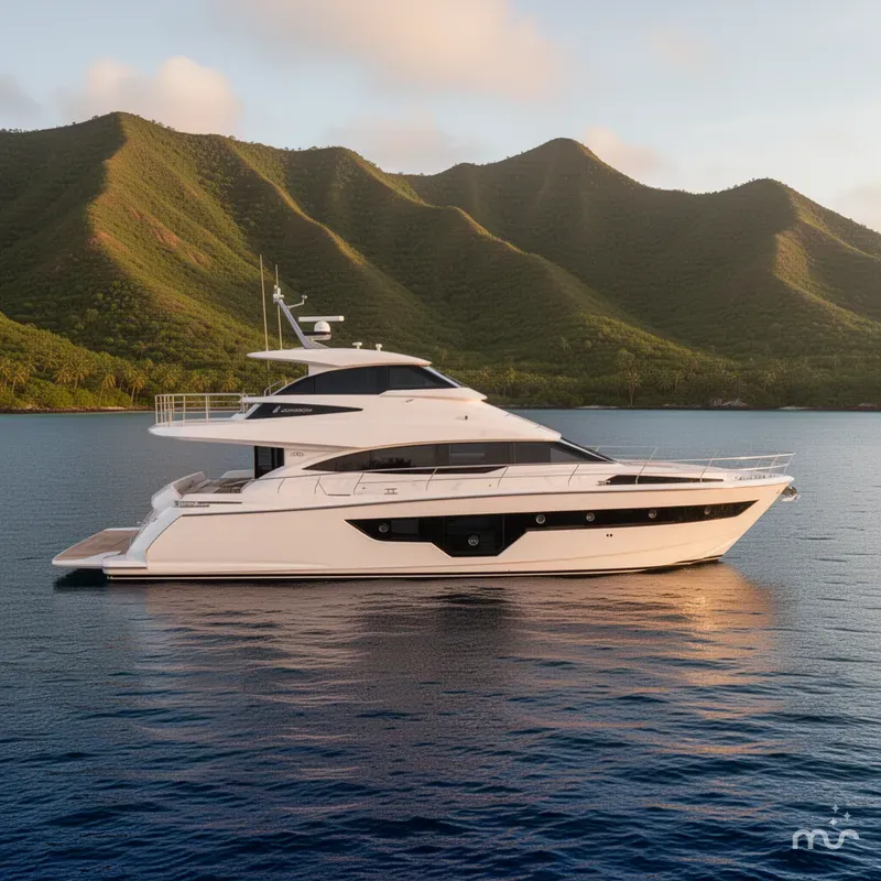 Slide: The Image of Johnson 70' Skylounge Motor Yacht 2024 - 2