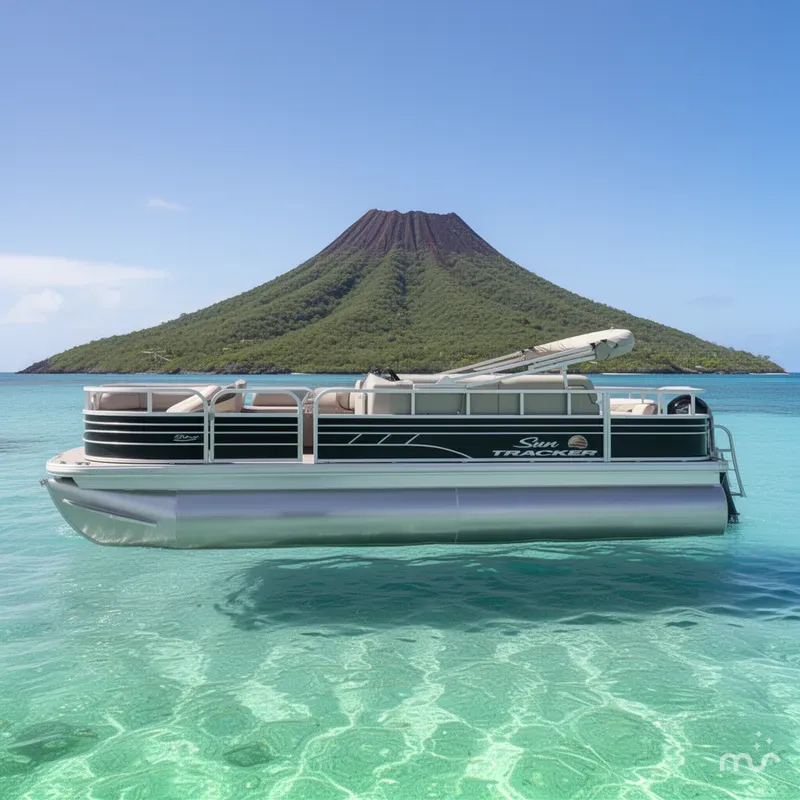 Slide: The Image of Sun Tracker Fishin' Barge 20 DLX 2023 - 2