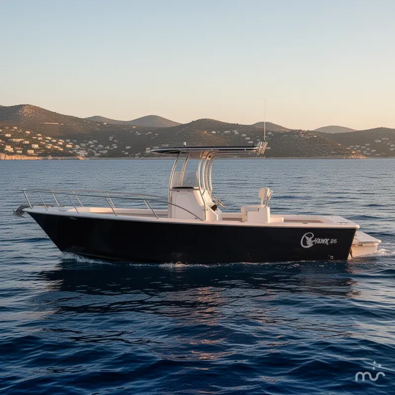 Slide: The Image of C-Hawk 26 Center Console 2026 - 2