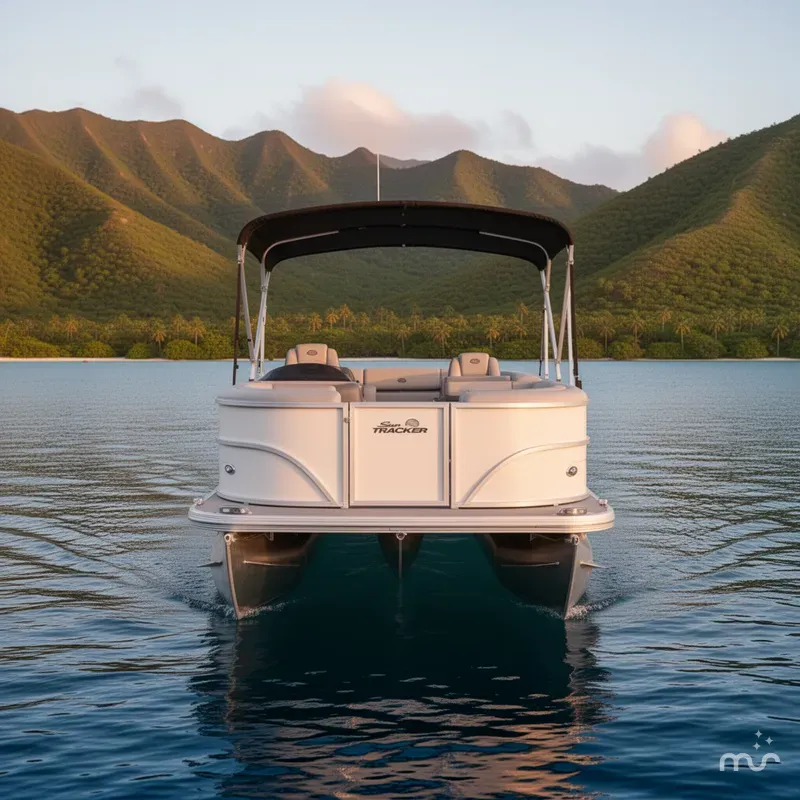 Slide: The Image of Sun Tracker Party Barge 20 DLX 2026 - 1