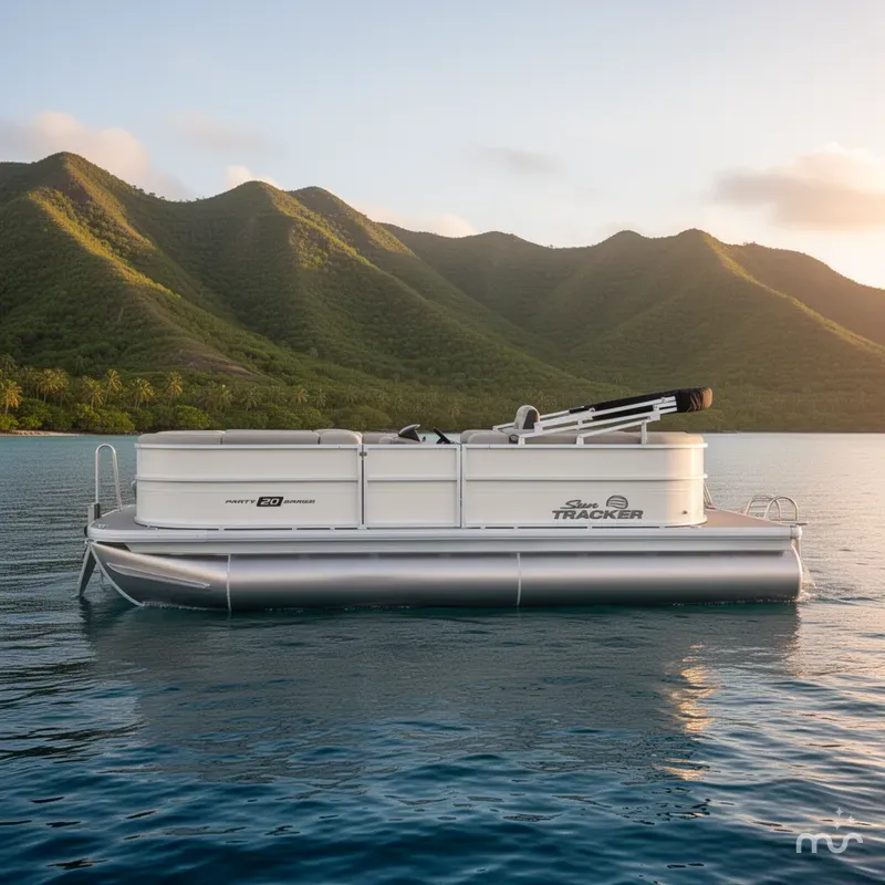 Slide: The Image of Sun Tracker Party Barge 20 DLX 2026 - 2