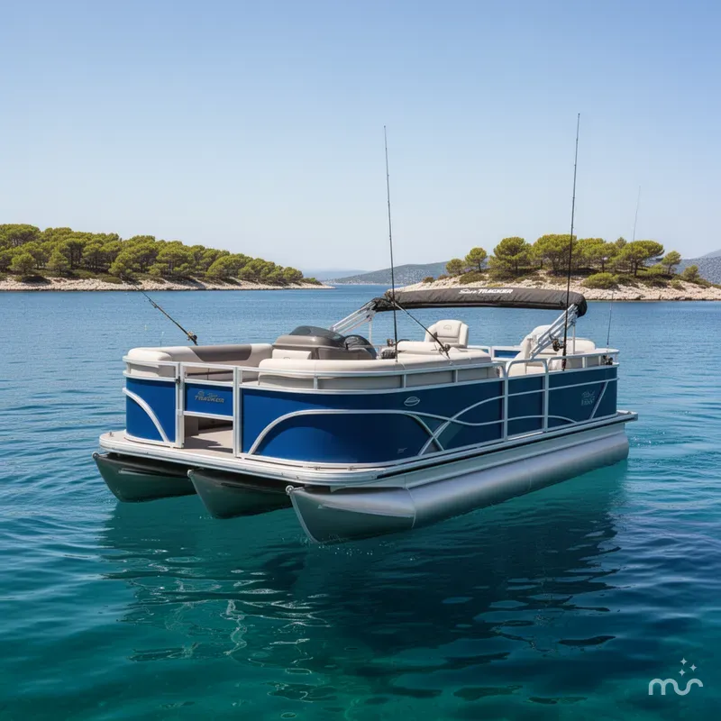 Slide: The Image of Sun Tracker Fishin' Barge 20 DLX 2026 - 3