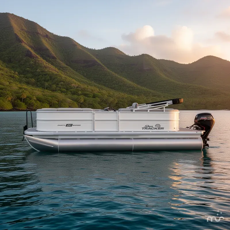 Slide: The Image of Sun Tracker Party Barge 20 DLX 2026 - 2