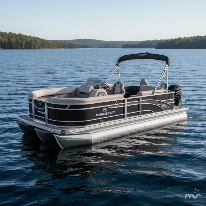Slide: The Image of Princecraft 23 Sportfisher 2RS Rear Fish Pontoon & Mercury 4-Stroke EFI 2026 - 0