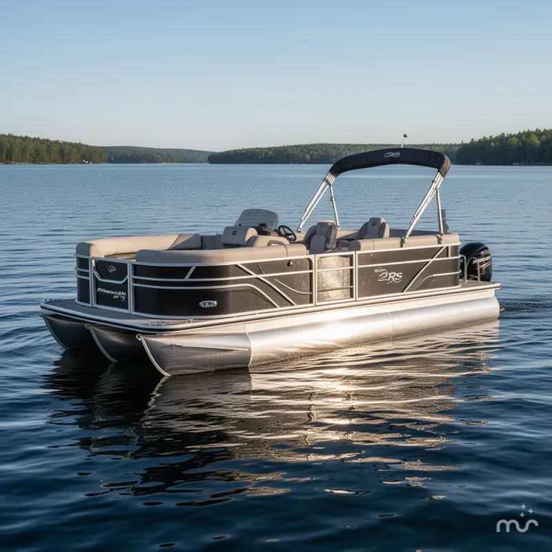 Slide: The Image of Princecraft 23 Sportfisher 2RS Rear Fish Pontoon & Mercury 4-Stroke EFI 2026 - 2