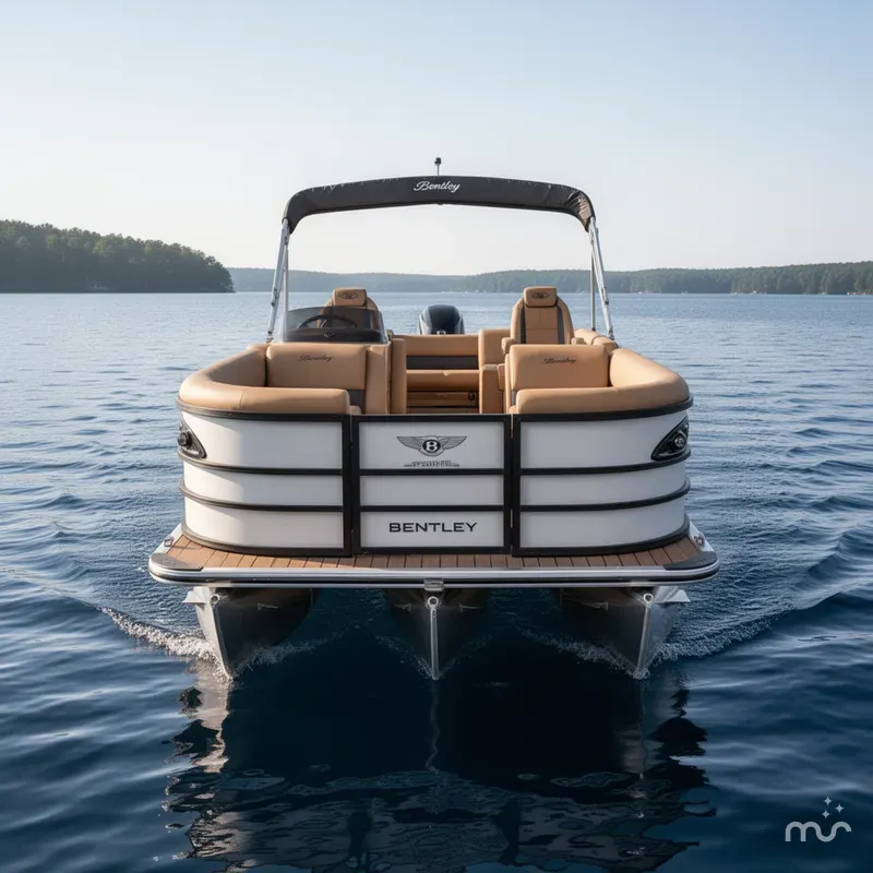 Slide: The Image of Bentley Pontoons Legacy 223 Swingback Tritoon & Honda 4-Stroke EFI 2026 - 1