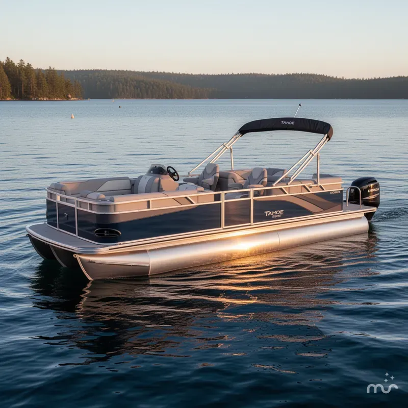 Slide: The Image of Tahoe Sport 2180 Quad Lounge & Honda 4-Stroke EFI 2026 - 2