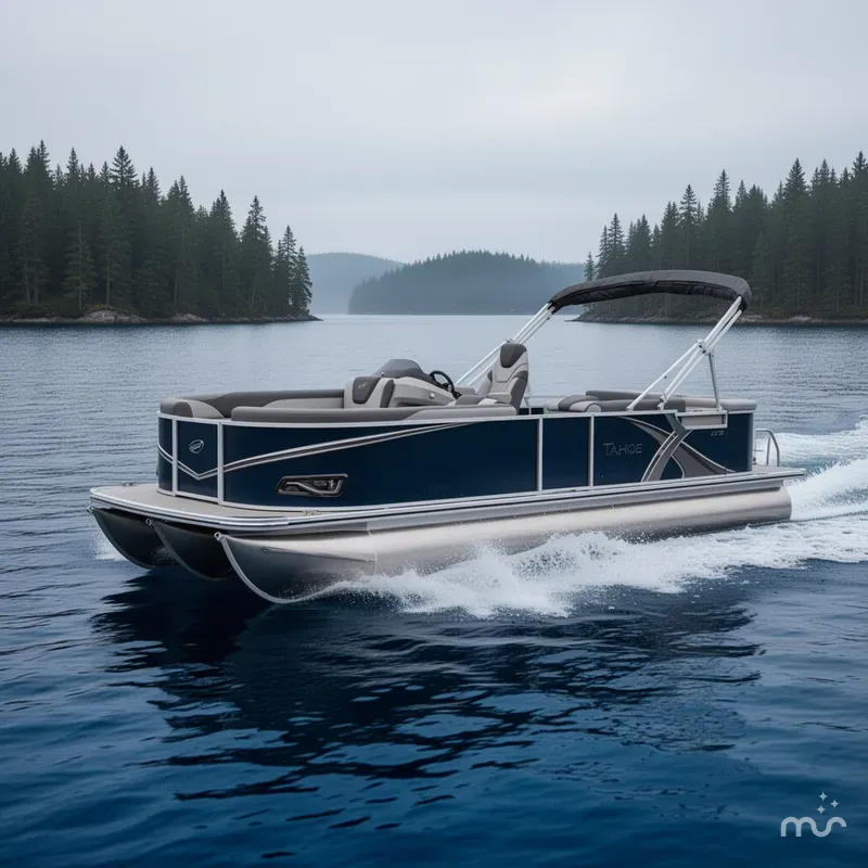 Slide: The Image of Tahoe LTZ 2185 Cruise Pontoon & Honda 4-Stroke EFI 2026 - 2
