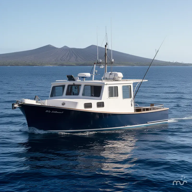 Slide: The Image of Bruno & Stillman 35 Downeast Cruiser 1979 - 2