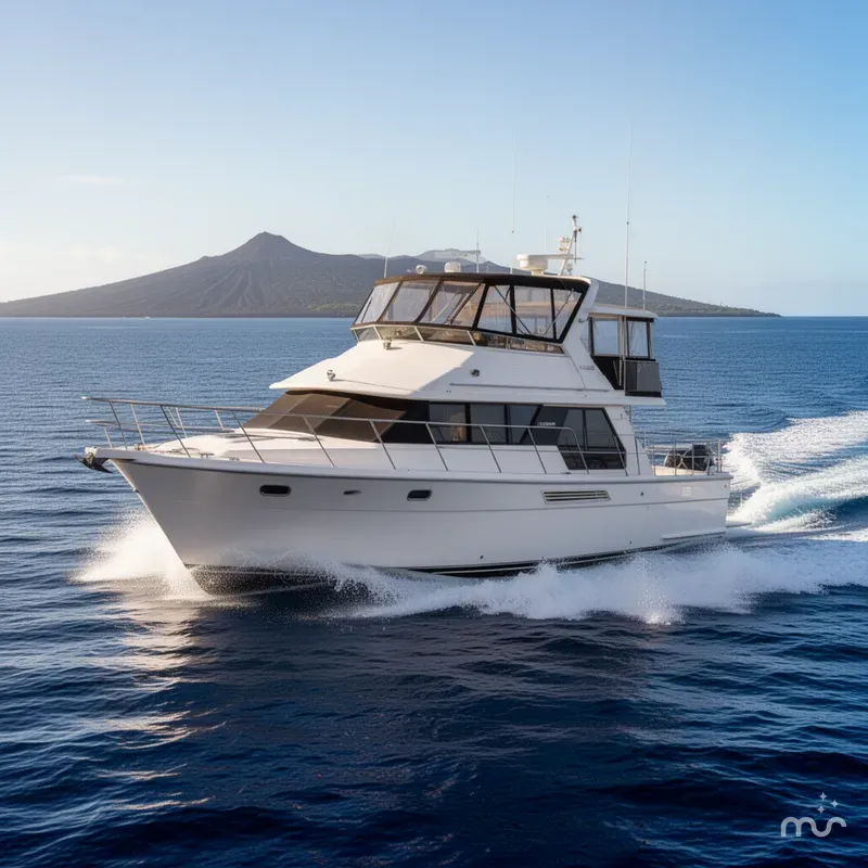 The Image of Carver Yachts 440 Aft Cabin Motor Yacht 1995 - 0