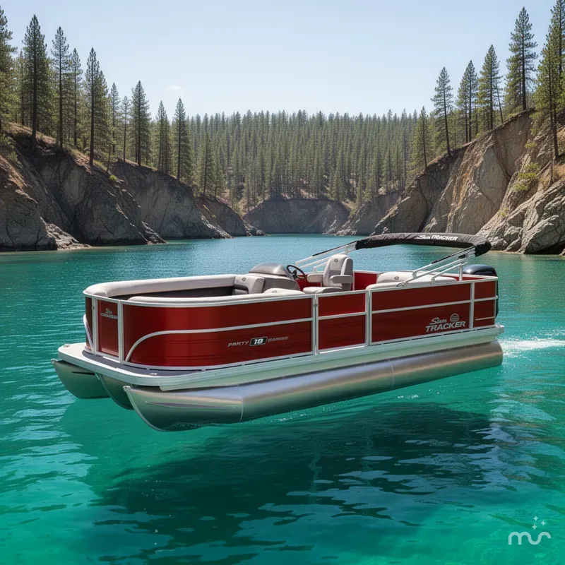 The Image of Sun Tracker Party Barge 18 DLX 2026 - 0