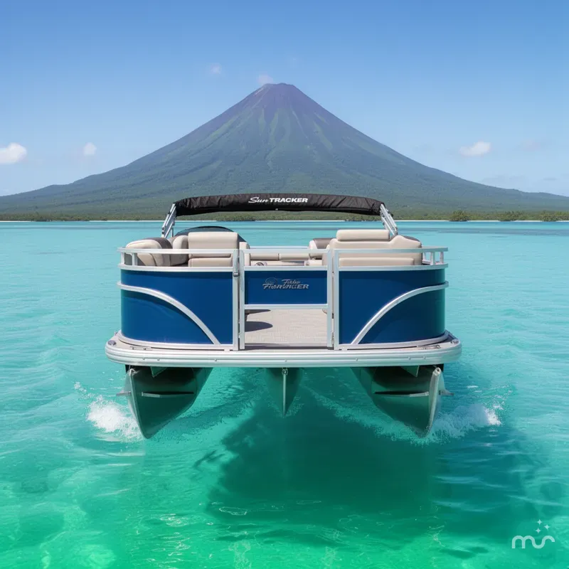 Slide: The Image of Sun Tracker Fishin' Barge 20 DLX 2026 - 1