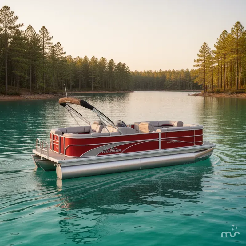The Image of Sun Tracker Party Barge 22 DLX 2026 - 0