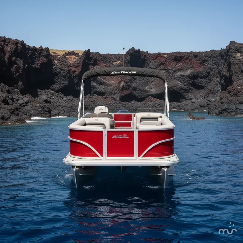 Slide: The Image of Sun Tracker Party Barge 18 DLX 2026 - 3