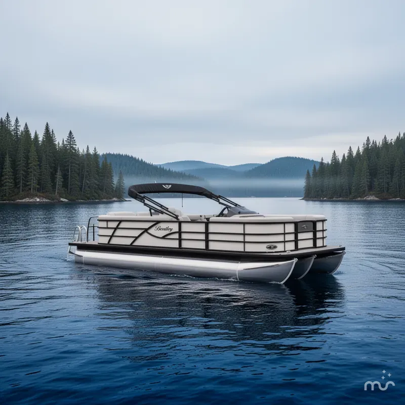 Slide: The Image of Bentley Pontoons Legacy 200 Navigator 2026 - 2