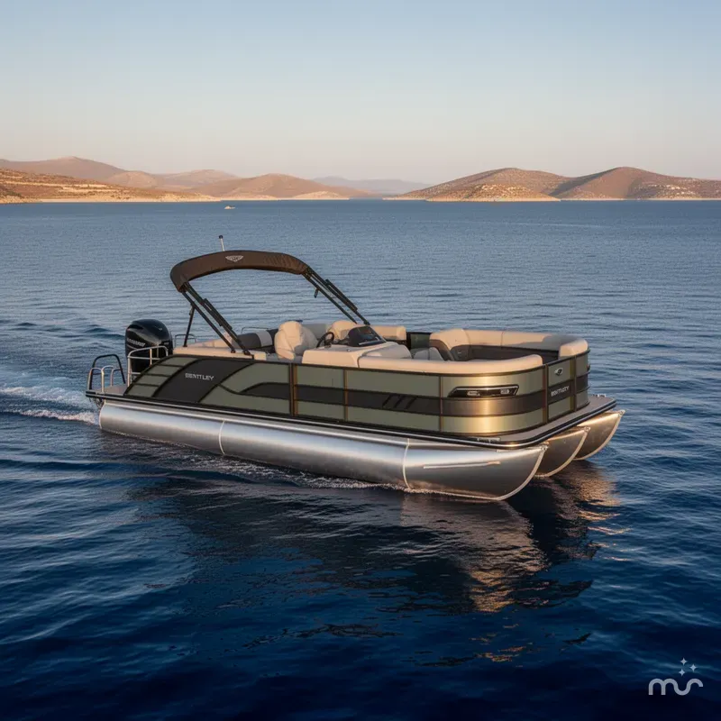 The Image of Bentley Pontoons 253 Swingback Dual Captain Elite Tri-Toon 2026 - 0