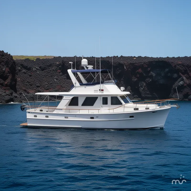 Slide: The Image of DeFever 48 Tri Cabin 1987 - 2