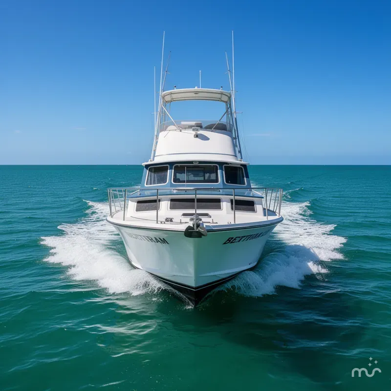 Slide: The Image of Bertram 38 Sport Fisherman 1965 - 1
