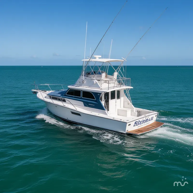 Slide: The Image of Bertram 38 Sport Fisherman 1965 - 2