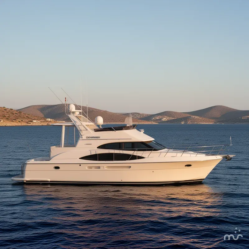 Slide: The Image of Carver Yachts 444 Cockpit Motor Yacht 2003 - 2