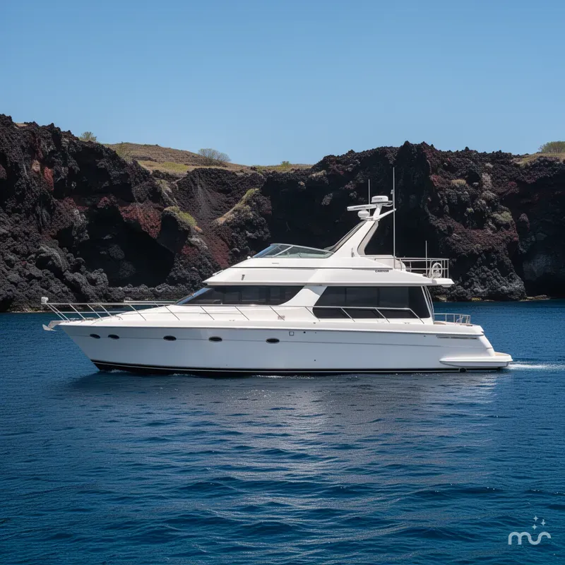 Slide: The Image of Carver Yachts 530 Voyager Pilothouse 2001 - 2