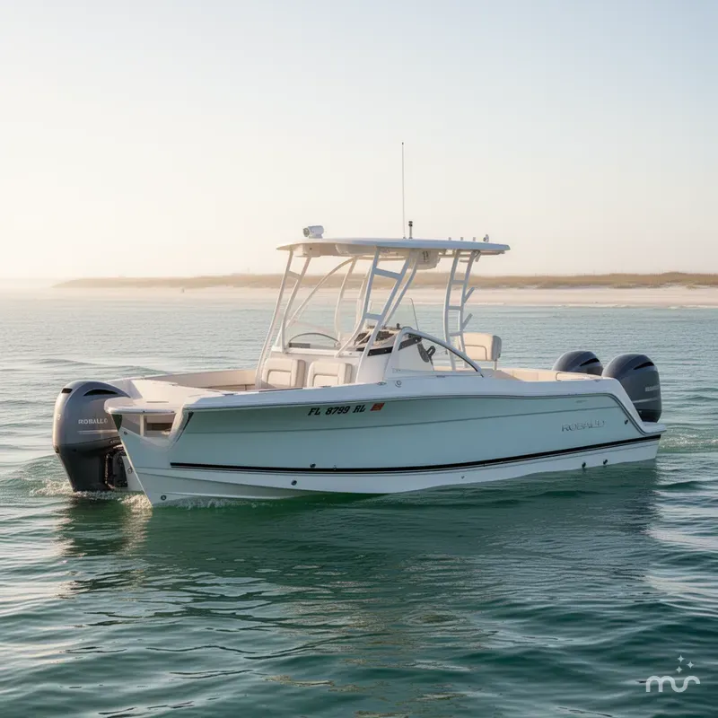 Slide: The Image of Robalo R247 Dual Console 2018 - 2