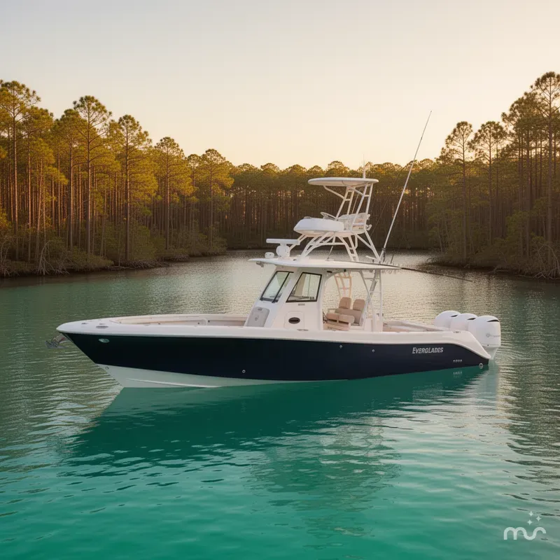The Image of Everglades 355 Center Console 2013 - 0