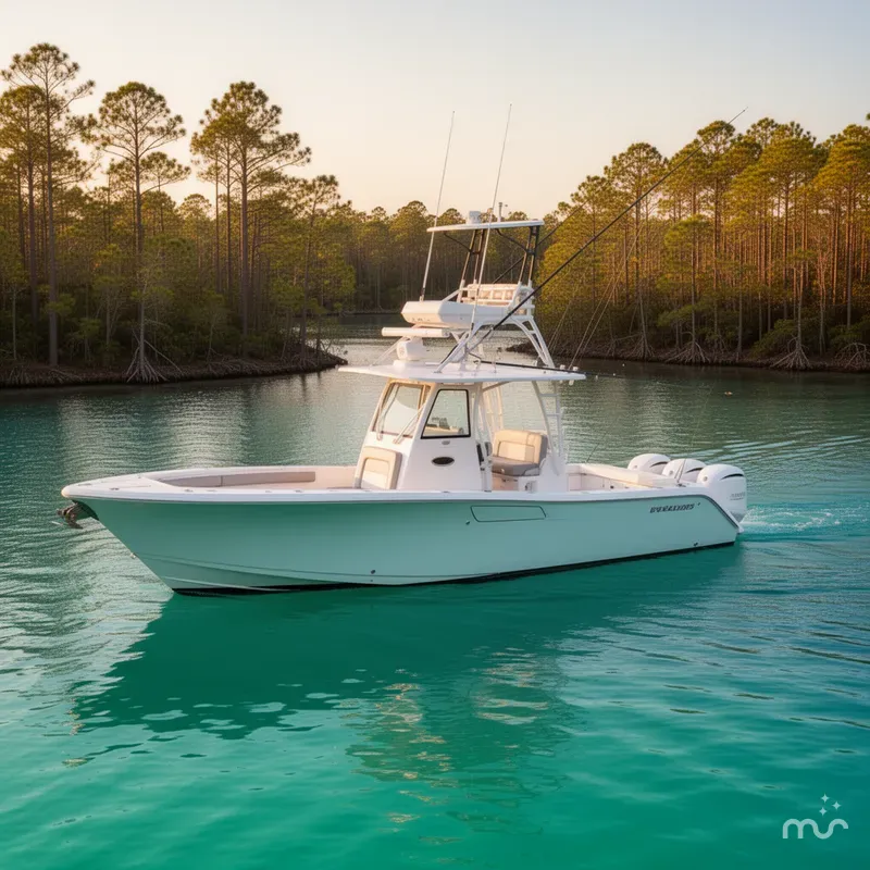 Slide: The Image of Everglades 355 Center Console 2013 - 2