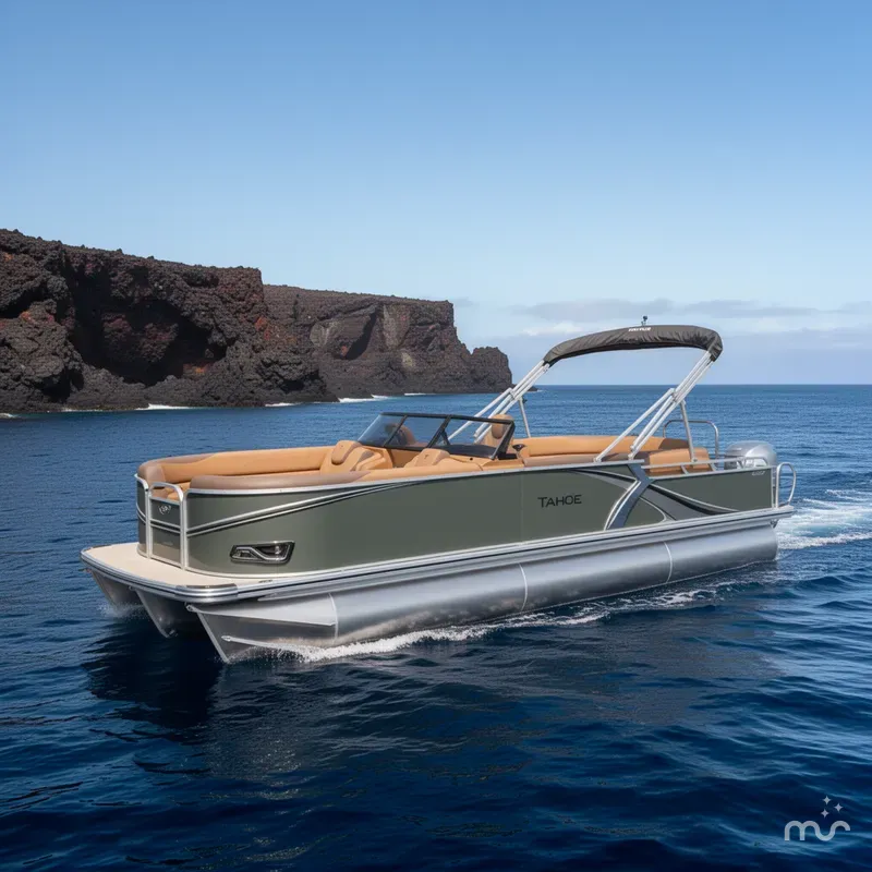 The Image of Tahoe LTZ 2385 Elite Windshield Tritoon & Honda 4-Stroke EFI 2026 - 0