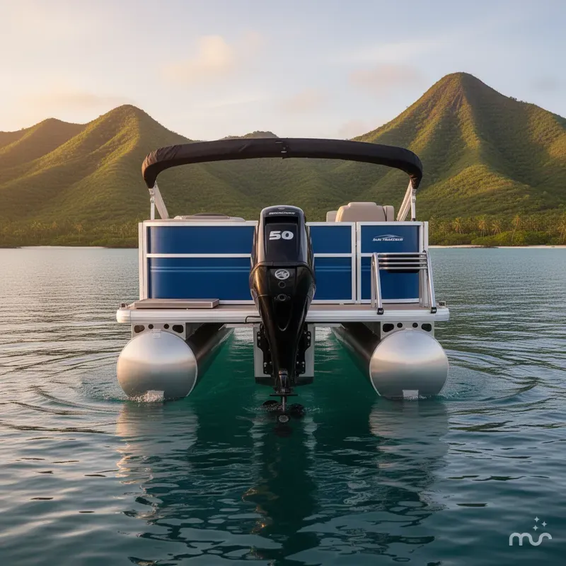 Slide: The Image of Sun Tracker Party Barge 16 DLX 2026 - 3