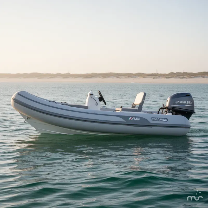 Slide: The Image of AB Mares 12 VSX with Yamaha 25HP 2023 - 1