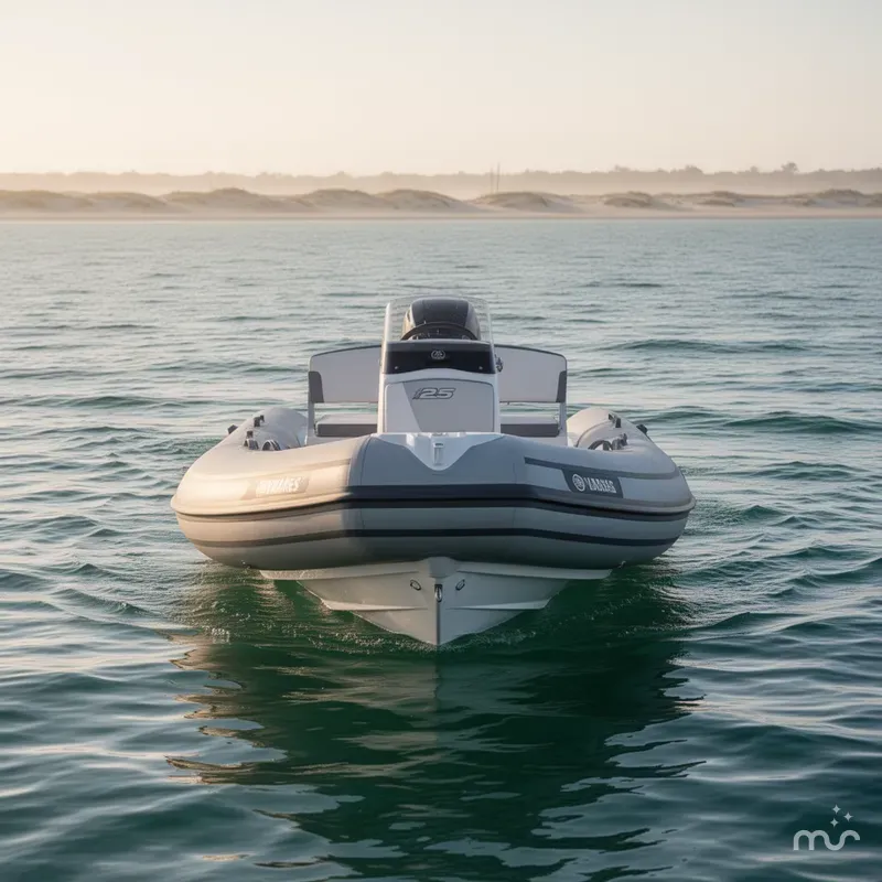 Slide: The Image of AB Mares 12 VSX with Yamaha 25HP 2023 - 2