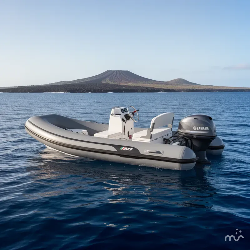 Slide: The Image of AB Mares 11 VSX with Yamaha 25HP 2026 - 2