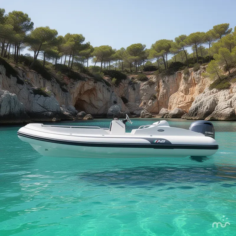 Slide: The Image of AB Nautilus 17 DLX with Yamaha 115HP 2026 - 2