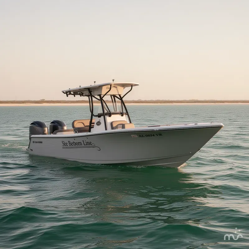 Slide: The Image of Sea Born LX24 Center Console 2022 - 0