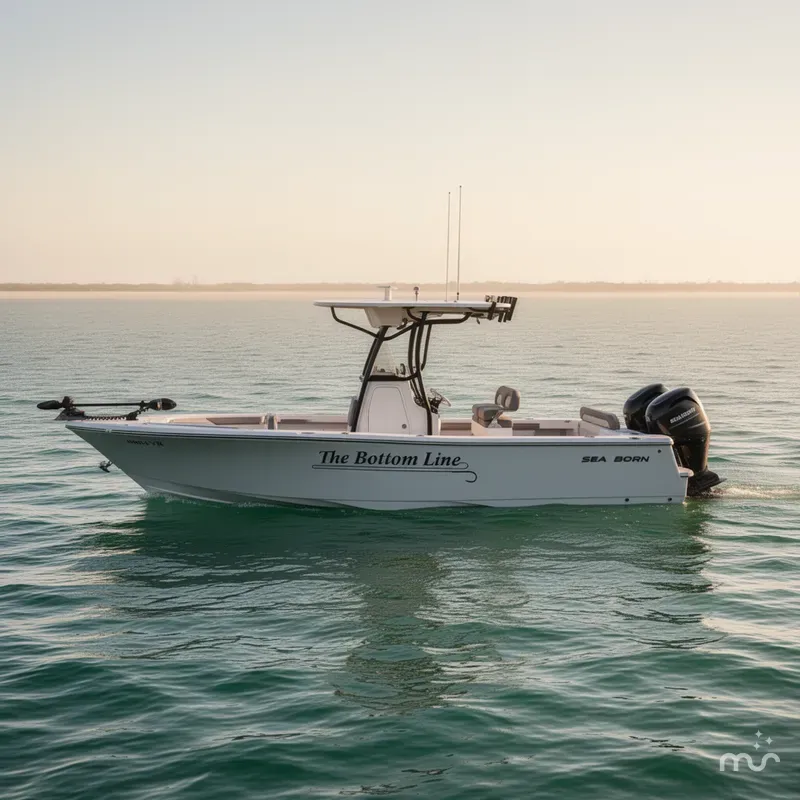Slide: The Image of Sea Born LX24 Center Console 2022 - 2