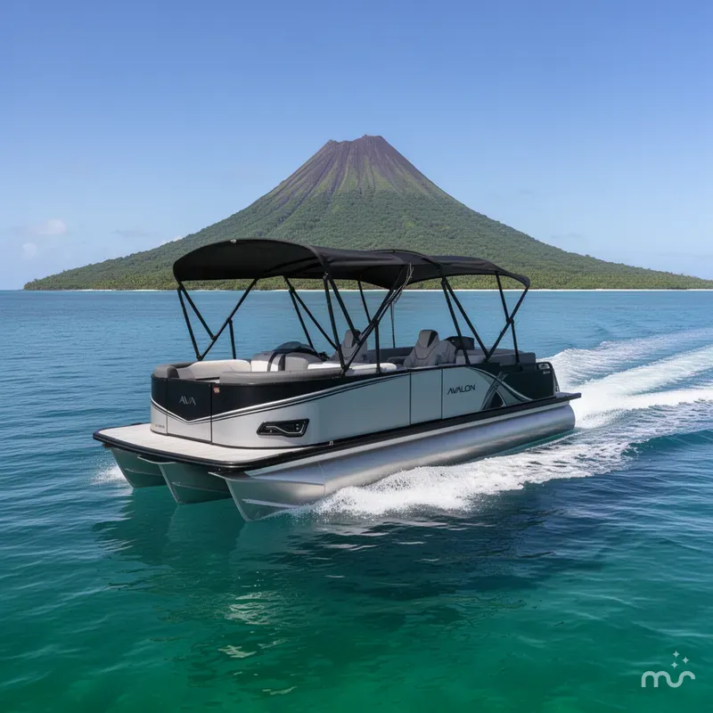 Slide: The Image of Avalon 2385 LSZ Quad Lounger Shift, Tri Toon, High Performance 2026 - 2