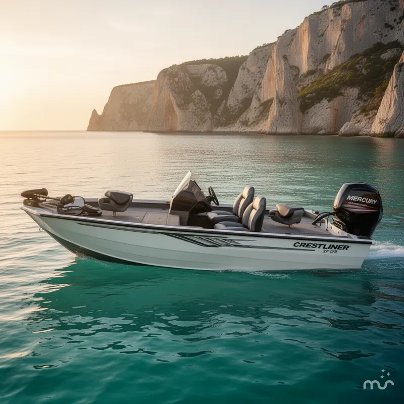The Image of Crestliner XF 179 W/ 90HP Mercury! 2026 - 0