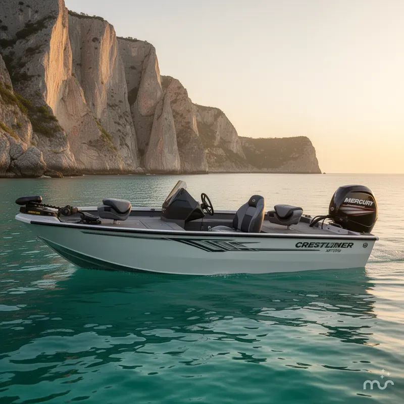 Slide: The Image of Crestliner XF 179 W/ 90HP Mercury! 2026 - 2