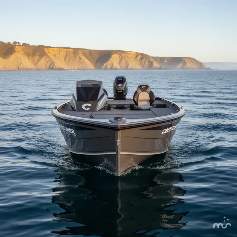 Slide: The Image of Crestliner XF 179 W/ 90HP Mercury! 2026 - 1