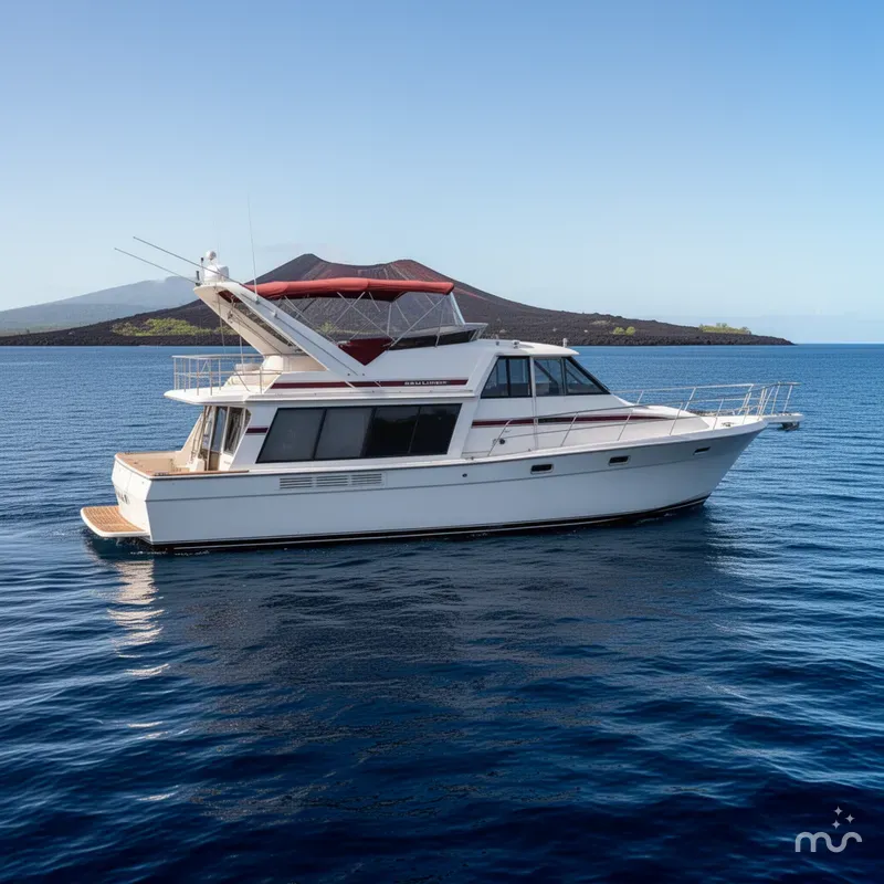Slide: The Image of Bayliner 4588 Pilothouse 1991 - 2