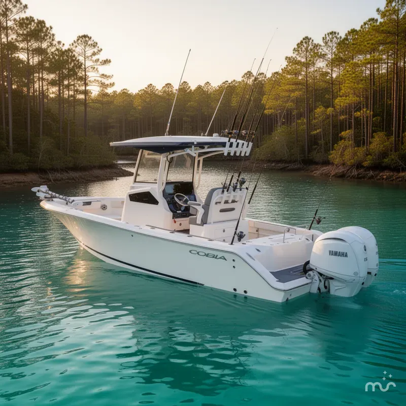 Slide: The Image of Cobia 245 Center Console 2026 - 2