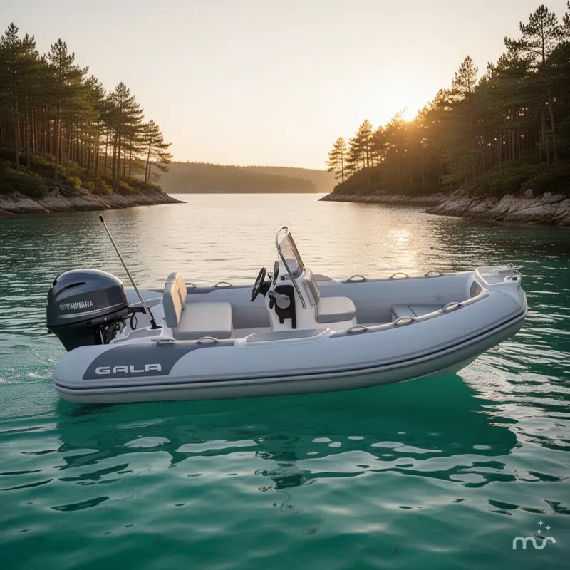 Slide: The Image of Gala Viking V330 with Yamaha 25HP 2026 - 2